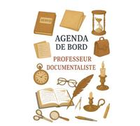 Agenda de bord 2025-2026 professeur documentaliste: Carnet de bord enseignant documentaliste 2025-2026, Cahier relevé de notes 15 Classes | Planning Annuel, Planificateur de cours hebdomadaire, A4.