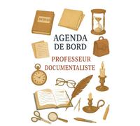 Agenda de bord 2025-2026 professeur documentaliste: Carnet de bord enseignant documentaliste 2025-2026, Cahier relevé de notes 15 Classes | Planning Annuel, Planificateur de cours hebdomadaire, A4.