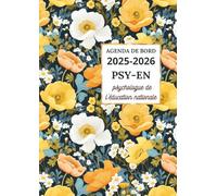 Agenda de bord 2025/2026 Psychologue de l’Éducation Nationale : Carnet de Bord 2025 2026 PSY-En | Calendrier & Vacances Scolaires, Organiseur Semainier | Format A4.