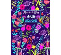 Agenda de Bord 2026-2027 AESH: Planificateur Hebdomadaire & Mensuel pour les Accompagnants des élèves en Situation de Handicap.