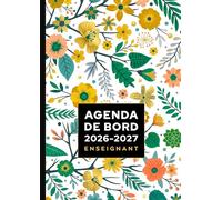 Agenda de bord 2026/2027 Enseignant: Carnet de bord A4 pour les professeurs