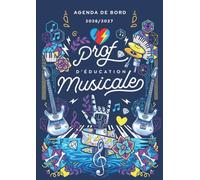 Agenda de bord 2026/2027 professeur d’éducation musicale: Carnet de bord A4 pour les enseignants