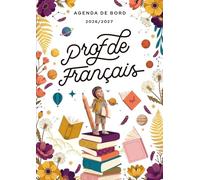 Agenda de bord 2026/2027 professeur de Français: Carnet de bord A4 pour les enseignants