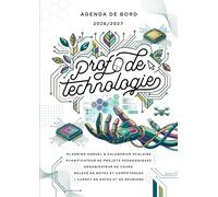 Agenda de bord 2026/2027 professeur de technologie: Carnet de bord A4 pour les enseignants