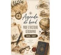 Agenda de Bord 2026/2027 Professeur d'Histoire Géographie EMC: Cahier Relevé de Notes18 Classes | Carnet de Bord Enseignant 2026 2027 Prof d'Histoire ... EMC | Planificateur de cours semainier A4