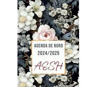 Agenda de Bord AESH 2024 2025: Organiseur Semainier 2024-2025 AESH | Planificateur avec 45 Fiches de suivi des élèves en situation de handicap | Format A4.