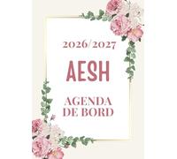 Agenda de Bord AESH 2026 2027: Cadeau pour une AESH | Organiseur Hebdomadaire 2026-2027 | 45 Fiches de Suivi pour Élèves en Situation de Handicap | A4