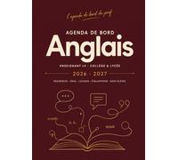 Agenda de Bord Anglais | Enseignant LV Collège & Lycée A4: Séquences · Oral · Lexique · Évaluations · Suivi élèves