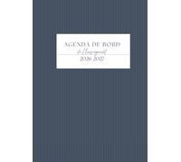 Agenda de bord de l’enseignant 2026-2027: Organisation, planification des cours et suivi pédagogique - Édition bleu gris