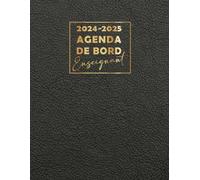 Agenda de Bord Enseignant 2024-2025: Carnet de bord pour une année scolaire organisée et productive.