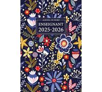 Agenda de bord Enseignant 2025 2026 A5: Carnet de Bord pour les Professeurs