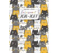 Agenda de Bord Enseignant 2026/2027 Chats: Carnet De Bord Pour Les Professeurs A4, Grand Journal de Classe, Planner Semainier et Mensuel