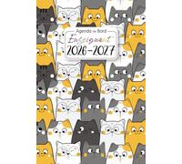 Agenda de Bord Enseignant 2026 2027 Chats: Carnet De Bord Pour Les Professeurs A5 - Journal De Classe - Planner Semainier Et Mensuel