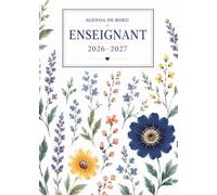 Agenda de Bord Enseignant 2026-2027 Jardin Botanique: Grand Format A4 | Carnet de Bord Complet en couleur pour les Professeurs des Écoles | Gestion de ... Réunions, APC, Suivi des 108 Heures & Notes