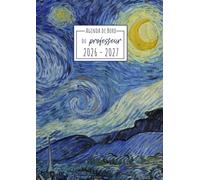 Agenda de bord Enseignant 2026-2027: La Nuit Etoilée - Van Gogh | Carnet de Bord A4 pour les Professeurs