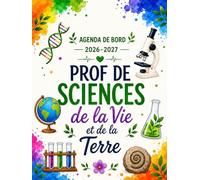 Agenda de bord Enseignant 2026/2027: Planificateur Scolaire pour Les enseignants Sciences de la Vie et de la Terre, 1 Semaine sur 2 Pages, 1 mois sur 2 Pages, format A4