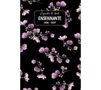 Agenda de bord Enseignante 2026/2027: Carnet de Bord pour professeur | Planificateur de Cours Hebdomadaire | Format Pratique A5