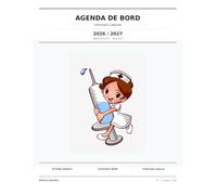 Agenda de Bord Infirmière Libérale 2026-2027: Organisateur de tournées, Suivi patients, Facturation NGAP & Kilométrage - Format A4