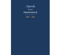 Agenda de Bord Professeur 2026-2027: Carnet de Bord A4 pour Enseignant de Collège & Lycée. Semainier daté, Relevé de Notes et Compétences. Édition Bleu Nuit