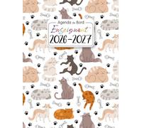 Agenda de Bord Professeur 2026/2027 Chats: Carnet De Bord Pour Les Enseignants A4, Grand Journal de Classe, Planner Semainier et Mensuel