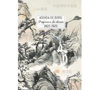 Agenda de bord professeur de chinois: Carnet de bord pour les enseignants, A4, semainier et mensuel
