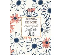 Agenda de Bord Professeur en ULIS 2025/2026 : Cahier Relevé de Notes 18 Classes | Carnet de Bord Prof en ULIS 2025/2026 | Planificateur Semainier, Planning Annuel et Calendrier Scolaires | A4