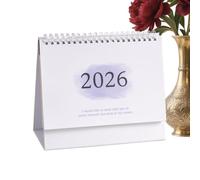 Agenda de Bureau 2026 - Calendrier de Table Debout 2025-2026 Bureau | Élégant Planning Académique Pour Élève Professeur Planification École Salle De Classe | Pour Entreprise Dortoir Sall