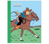 Agenda de bureau 2026 Tintin et les activités de loisirs 15x21cm (24495)