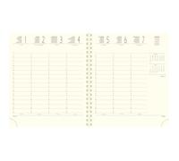 Agenda de bureau - EXACOMPTA - Eurotime 18S - Semainier Janv-Déc - 15x17 cm - Spirale