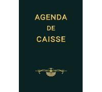 Agenda de caisse: Perpétuel | Journalier | 17 cm x 24,4 cm - Comptabilité PME - Registre comptable - Brouillard de caisse - Commerçant - Recettes & dépenses