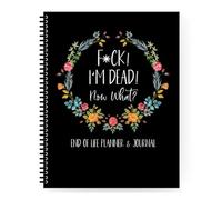 Agenda de fin de vie UK, I'm Dead, Now What?, Final Wishes - Carnet de notes guidé pour les arrangements de fin de vie, When I'm Gone - Organiseur de journal pour possessions, affaires commerciales et