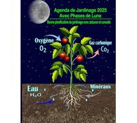 Agenda de Jardinage 2025 Avec Phases de Lune: Bonne Planification du Jardinage avec Astuces et Conseils. (Agriculture lunaire)
