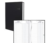 Agenda de la Banque BREPOLS Jupiter Large 17x27cm - Euros et centimes - 1 jour sur 2 pages - 2025