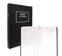 Agenda de la Banque LECAS Large 18x29 cm - Euros et centimes - 1 jour sur 2 pages - 2026