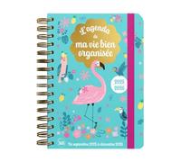 Agenda de ma vie bien organisée 2025-2026, 16 mois, grand format - Yolande Six - Editions 365 - broché - Agenda