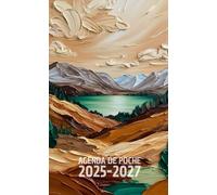 Agenda de Poche 2025-2027: Avec Jours Fériés et Citations Inspirantes | Planificateur Compact pour Trois Années avec Espaces pour Notes et Objectifs