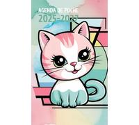 Agenda de Poche 2025-2027: pour Amoureux des Chats, Avec Jours Fériés et Citations Inspirantes | Planificateur Compact pour Trois Années avec Espaces pour Notes et Objectifs | Petit Format A6