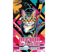 Agenda de Poche 2025-2027: pour Amoureux des Chats, Avec Jours Fériés et Citations Inspirantes | Planificateur Compact pour Trois Années avec Espaces pour Notes et Objectifs | Petit Format A6