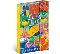 Agenda De Poche 2025, Au Format A6, Avec Fermeture Magnétique, Semainier, Livre, Couverture Rigide, Motif : Friends