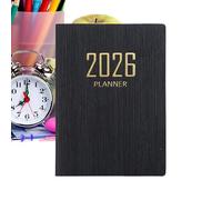 Agenda de poche 2026 pour portefeuille A7 pour gestion du temps | Version anglaise de 365 jours et petit agenda pour organiser des horaires, des objectifs, des notes universitaires