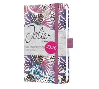 Agenda de poche Jolie 2026, ""Violet Jungle Fever"", A6