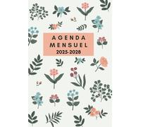 Agenda De Poche Mensuel 2025-2028: Planificateur mensuel 4 ans 48 mois, Calendrier du 1er janvier 2025 au 31 décembre 2028 | Petit format A6. Calendrier, Rendez-vous, Notes et Plus Encore