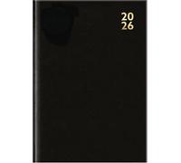 Agenda De Rendez-Vous 2025 A4 Un Jour Par Page Avec Fente D'une Demi-Heure - Couverture Rigide - Pages Complètes Pour Samedi Et Dimanche - Noir