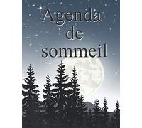 Agenda de sommeil: Agenda / suivi de sommeil | 25 fiches de 15 jours de suivi du rythme et de la qualité du sommeil - 21,5 * 28 cm (7*11 inches) - 56 pages