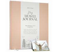 Agenda de voyage pour cadeau et scrapbooking, planificateur de voyage et journal intime, carnet d'aventures et liste de souhaits pour femmes, hommes et couples, journal de voyage de vacances, 16