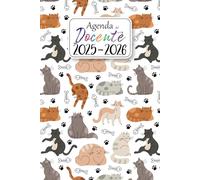 Agenda Del Docente 2025-2026 Gatti: Settimanale e Mensile Da Agosto 2025 a Luglio 2026 | Registro Del Professore per l'anno Scolastico 25/26 | Libro ... dell’Attività Giornaliere per Insegnanti