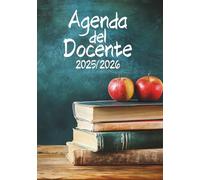 Agenda del docente 2025/2026: Strumento organizzativo scolastico da settembre a luglio, progettato per semplificare la pianificazione didattica.