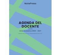 Agenda del Docente 2026-2027 - Blu e Verde Pastello: Planner Scolastico e Registro Insegnante Completo per la Scuola Italiana | Registro Valutazioni, ... Riunioni e PCTO | Formato Grande A4 (8.5x11")