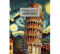 Agenda del Docente 2026/2027 Formato A4: Planner settimanale e mensile con registro, lezioni, alunni e impegni: tutto sotto controllo - Planner italiano.
