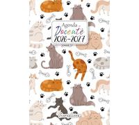 Agenda Del Docente 2026 2027 Gatti: Giornaliera 1 Pagina per Giorno Da Settembre 26 a Luglio 27 - Registro Del Professore per l'anno Scolastico 26/27 ... dell’Attività Giornaliere per Insegnanti